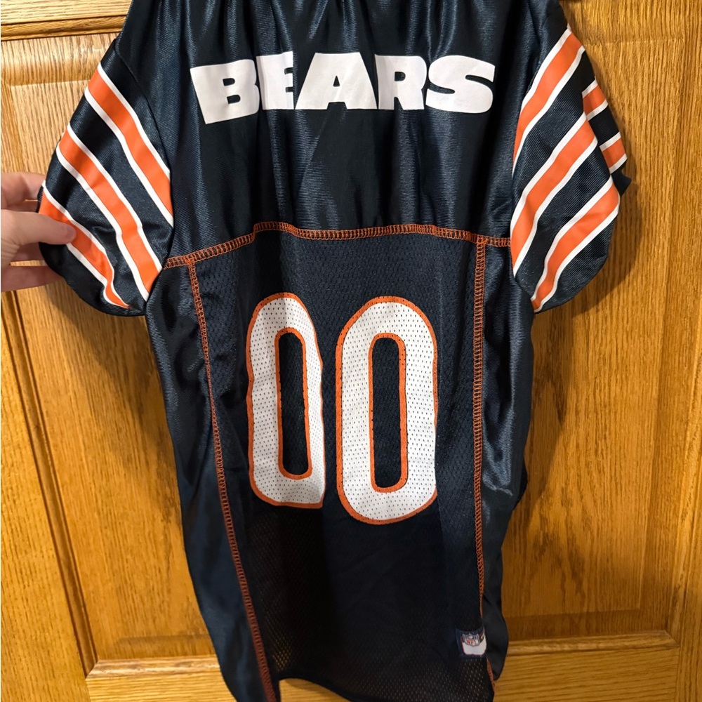 NFL Bears Dog Jersey - Black and Orange